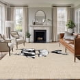 thumbnail image 1 of Farmhouse Wooden Grain Area Rugs 5'x7', Small Throw Rugs for Laundry Room Playroom, Vintage Country Cow Pig Chicken Beige Indoor Outdoor Rug Non-Slip Low Pile Carpet Runner Reversible Floor Mats, 1 of 8