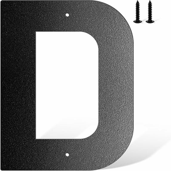 Farmhouse Wreath 6 Inch Metal House Number Metal Letters House Address Number House Numbers For Outside Mailbox Numbers For Outside Black Modern Metal Numbers And Letters, Household Pendant