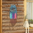 thumbnail image 1 of Farmhouse Wreath Casual Summer Beach Surfing Door Sign Decor Sign For Home Bar Wall Front Door Pendant Holiday Wooden Hangs, Household Pendant, 1 of 5