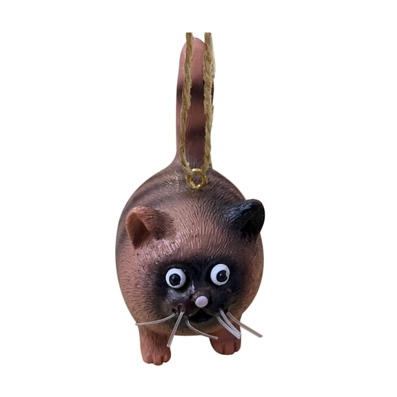 Farmhouse Wreath Kitty Miniature Sculpture Cat Figurines Home Decor Kitty Figures Decoration Original Art Resin Desktop Ornament With Expression For Kids Boys Girls Children Cat Lover, Household Pend