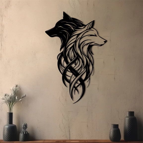 Farmhouse Wreath Metal Wall Art Animal Metal Wall Hanging Metal Crafts Home Decor Hanging Decoration Spring Art Pendant,Black Household Pendant