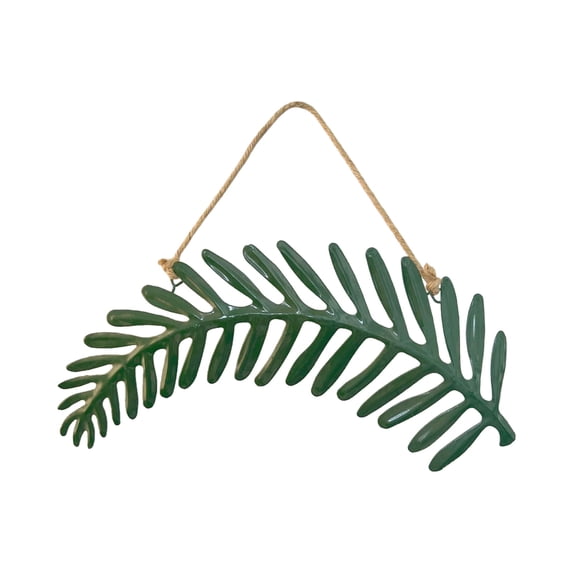 Farmhouse Wreath Summer Welcome Sign Iron Art Leaf Hanging Sign Shape Metal Watermelon Door Sign Hanging Plaque Rustic Wall Sign For Front Door Porch Bar Cafe Shop Store Green, Household Pendant