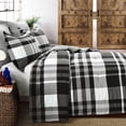 thumbnail image 1 of Farmhouse Yarn Dyed Plaid 5 Piece Comforter Set by Lush Decor, 1 of 7