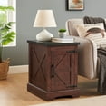 Farmhouse end table Nightstand Rectangular Farmhouse End Table with