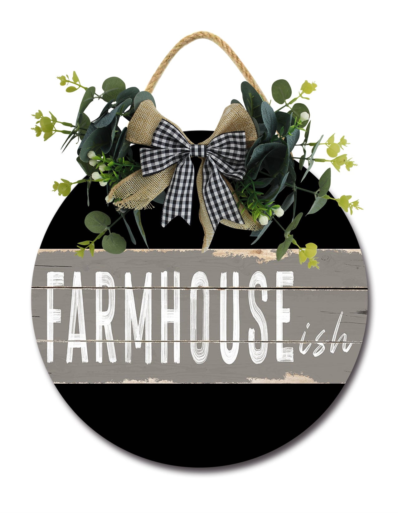 Farmhouseish Sign Farmhouse Wood Sign Front Porch Decor Rustic Wooden ...