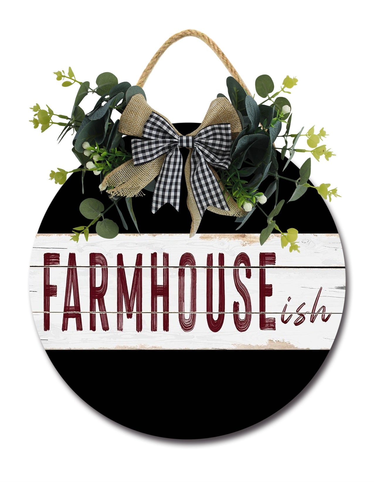 Farmhouseish Sign Farmhouse Wood Sign Front Porch Decor Rustic Wooden ...