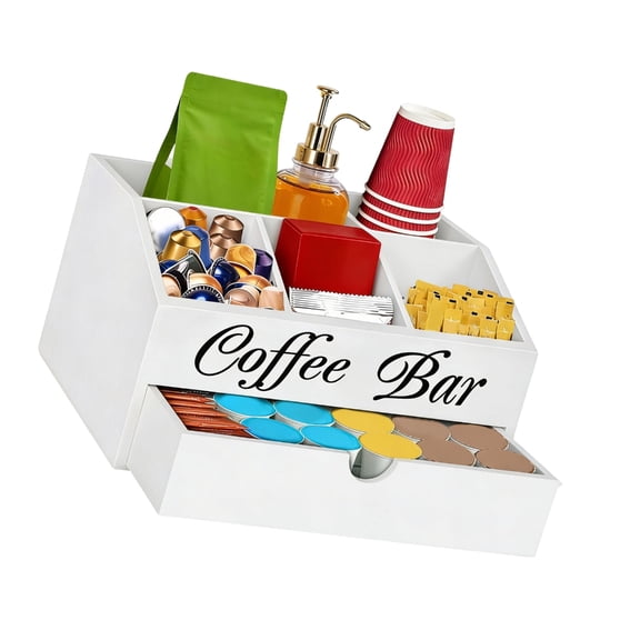 Farmhouses Coffee Bar Organizers Drawer Designs Fit Pod