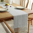thumbnail image 1 of Farmhouses Hand-woven Tasseled Cotton Table Decoration, Suitable For Holiday Parties Polyester Antependium,A,Polyester, 1 of 8