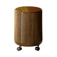 thumbnail image 1 of Large 12L Plastic Trash Bin Grains Texture Waterproof Construction Rolling Garbage Can with Lid For Household Use, 1 of 8