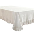 thumbnail image 1 of Farmhouses Washable Table Cover Flounces Trim Ruffled Tablecloth Multiple Sizes Home Cafe Decoration Cotton Fabric, 1 of 9