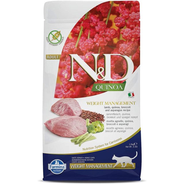 Farmina N&D, Quinoa Weight Management Lamb Quinoa Broccoli and