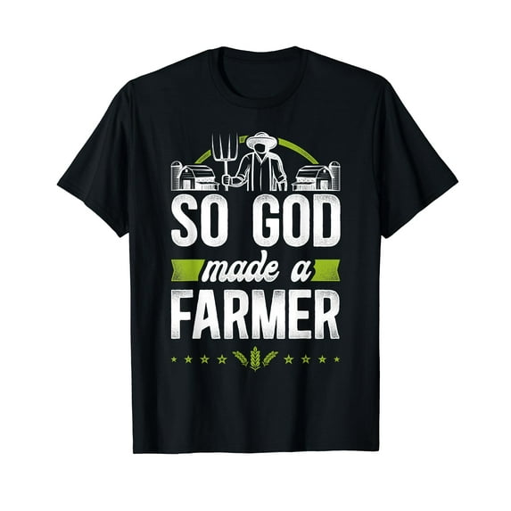 Farming Farmer Vintage So God Made A Farmer T-Shirt