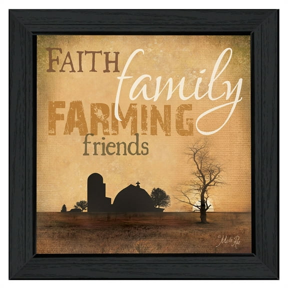 Farming by Marla Rae Framed Printed Wall Art Wood Multi-Color
