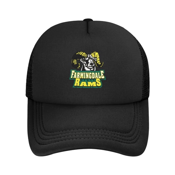 Farmingdale State College Solid Color Lightweight Adult Mesh Baseball Cap