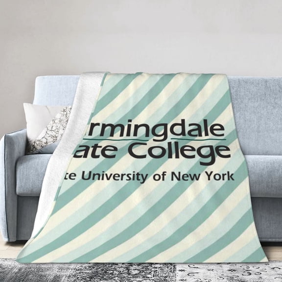 Farmingdale State College Ultra-Soft Micro Fleece Blanket Multi-Size Flannel Blanket