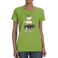 thumbnail image 1 of Farmland Family. V T-Shirt Women -Grace Popp Designs, Female x-Large, 1 of 4