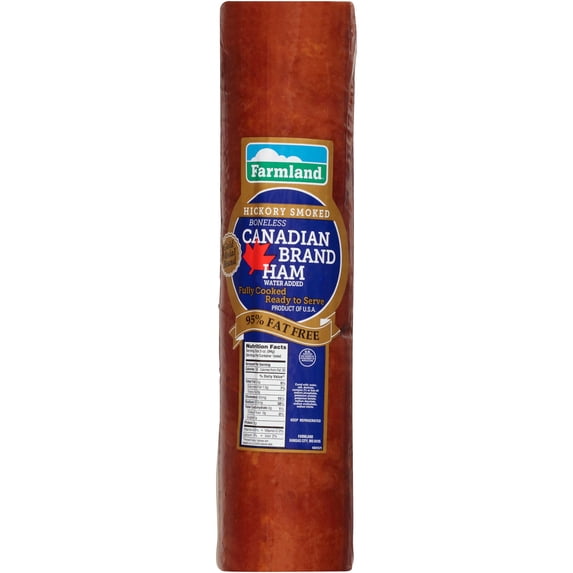 Farmland Gold Medal Canadian Brand Round Smoked Ham, 3.78 Pound - 4 per case.