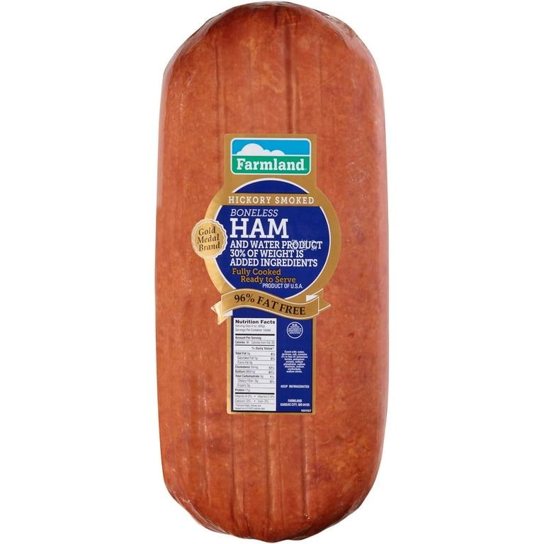 Farmland Gold Medal Smoked Ham and Water, 10/12 Piece -- 2 per