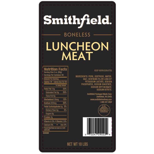 Farmland Marketplace Premium Deli Spiced Lunch Meat, 10 Pound 2 per