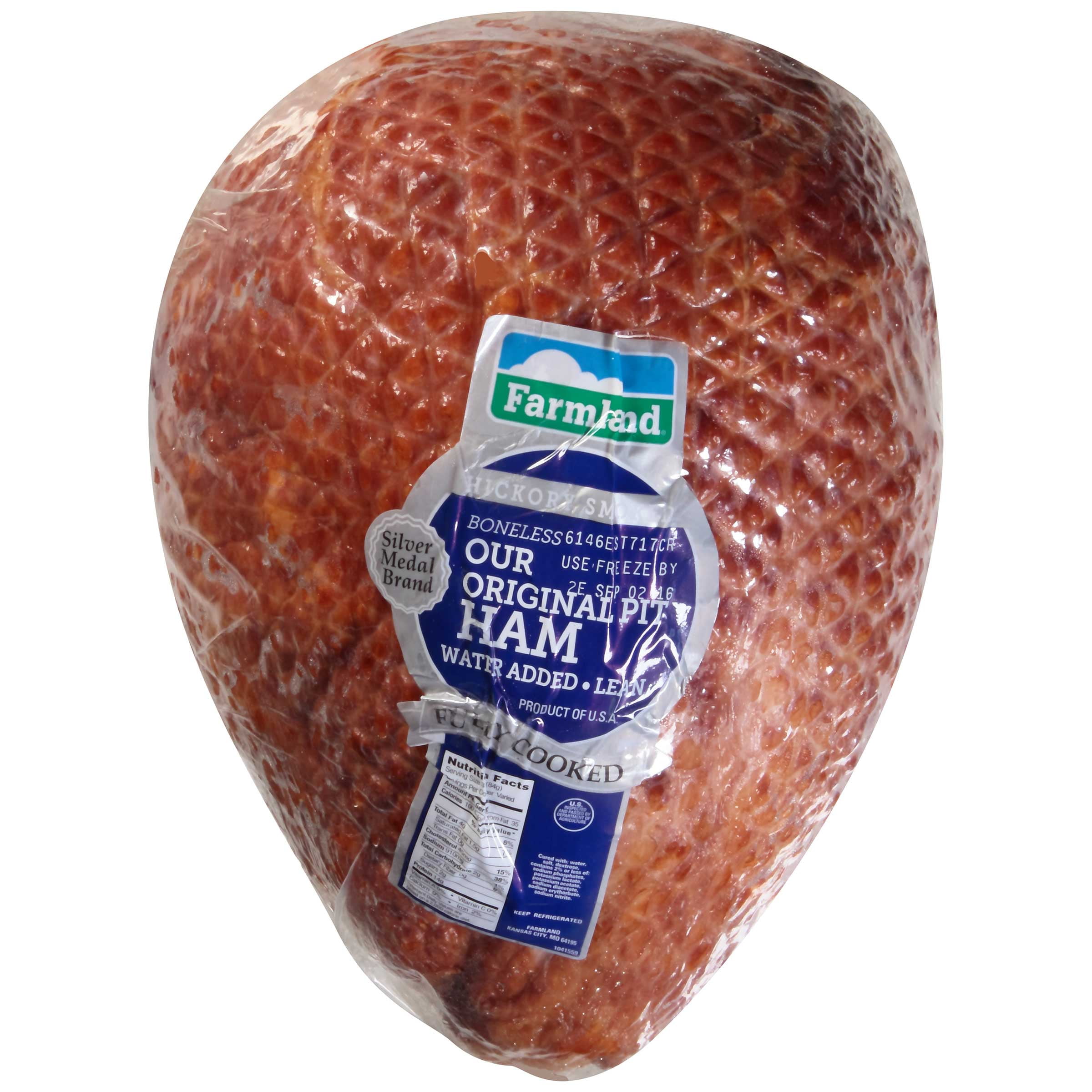 Farmland Silver Medal Water Added Original Smoked Pit Ham