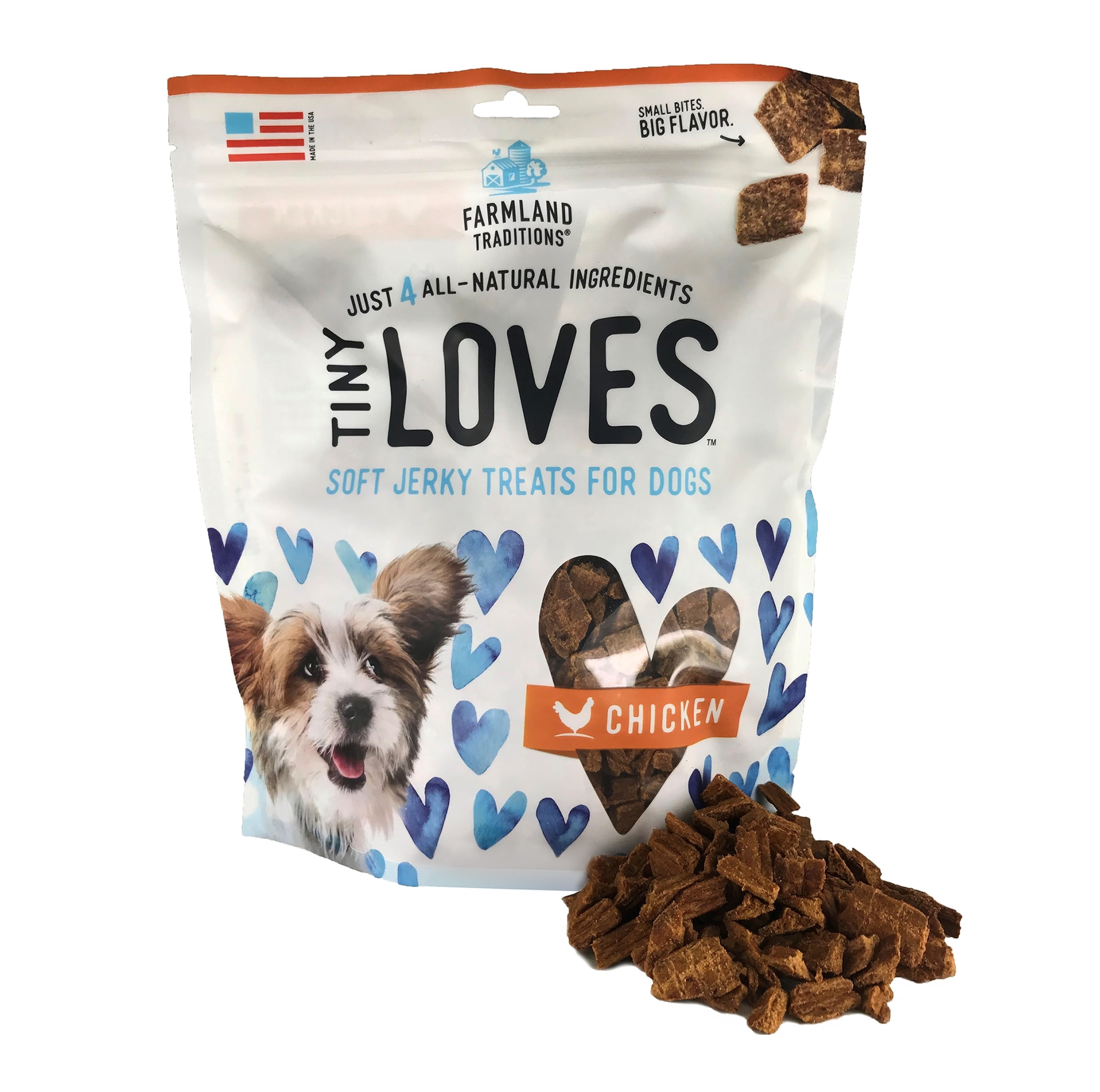 Farmland Traditions Chicken Flavor Jerky Treats for Dogs, 16 oz