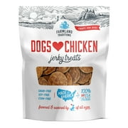 Farmland Traditions Dogs Love Chicken Jerky Dog Treats with Only 3 Ingredients and No Fillers, 1 Pound Bag