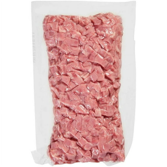 Farmland Water Added Smoked Diced Ham, 1/2 inch Cube - 2 per case.