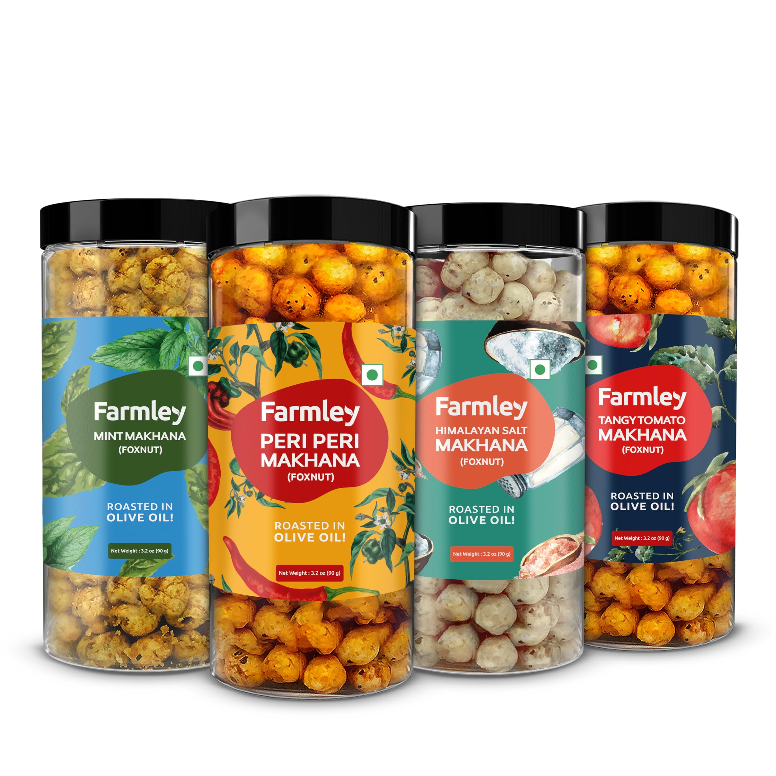Farmley Makhana Gluten Free YPF5 Roasted & Flavoured Puffs Fox Nut