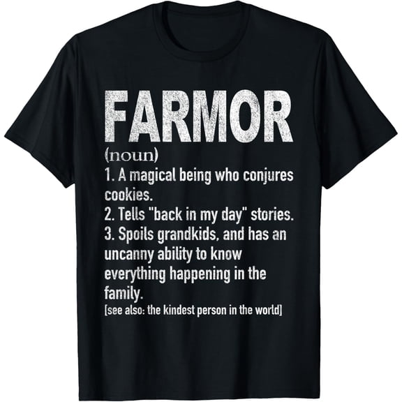 Farmor Definiton Grandma Definition Danish Swedish Norwegian T-Shirt