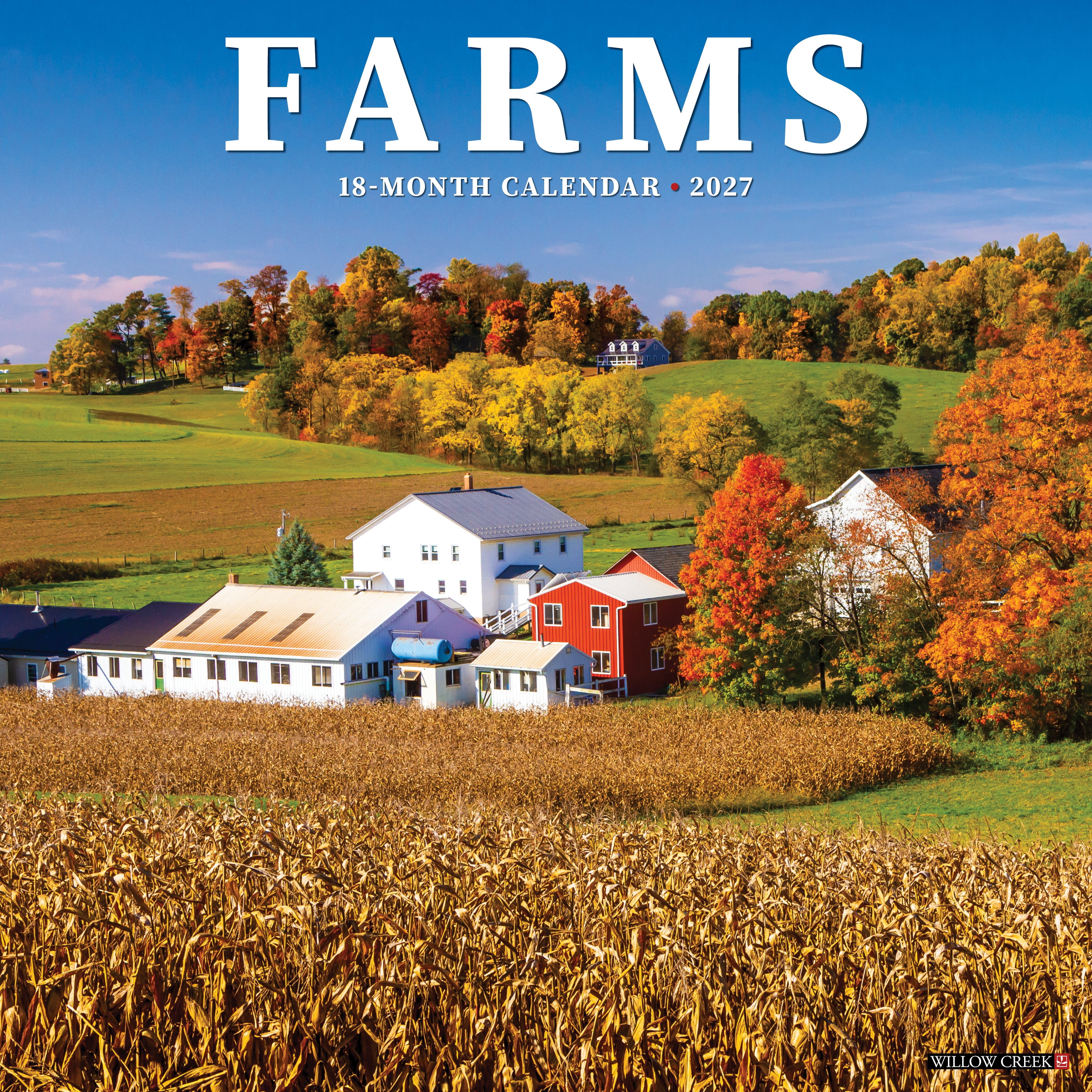 Willow Creek Press, Farms 2027 Wall Calendar