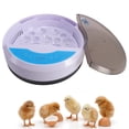 thumbnail image 1 of Farms Nurture Right Incubator | Egg Incubator for Hatching Chicks | Poultry Hatcher Machine with Humidity Display for Hatching Chickens Quail Duck Goose Turkey  |  White & Blue,  9 Eggs, 1 of 7