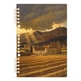 thumbnail image 1 of Farms with Sunshine Notebooks 1-subject Journal 60 Sheets A5 College Ruled Paper Detachable Ring 8.3"x5.7", 1 of 8