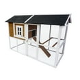 thumbnail image 1 of Farmstead Deluxe Wooden Chicken Coop with Nesting Boxes and Multiple Doors, 1 of 7