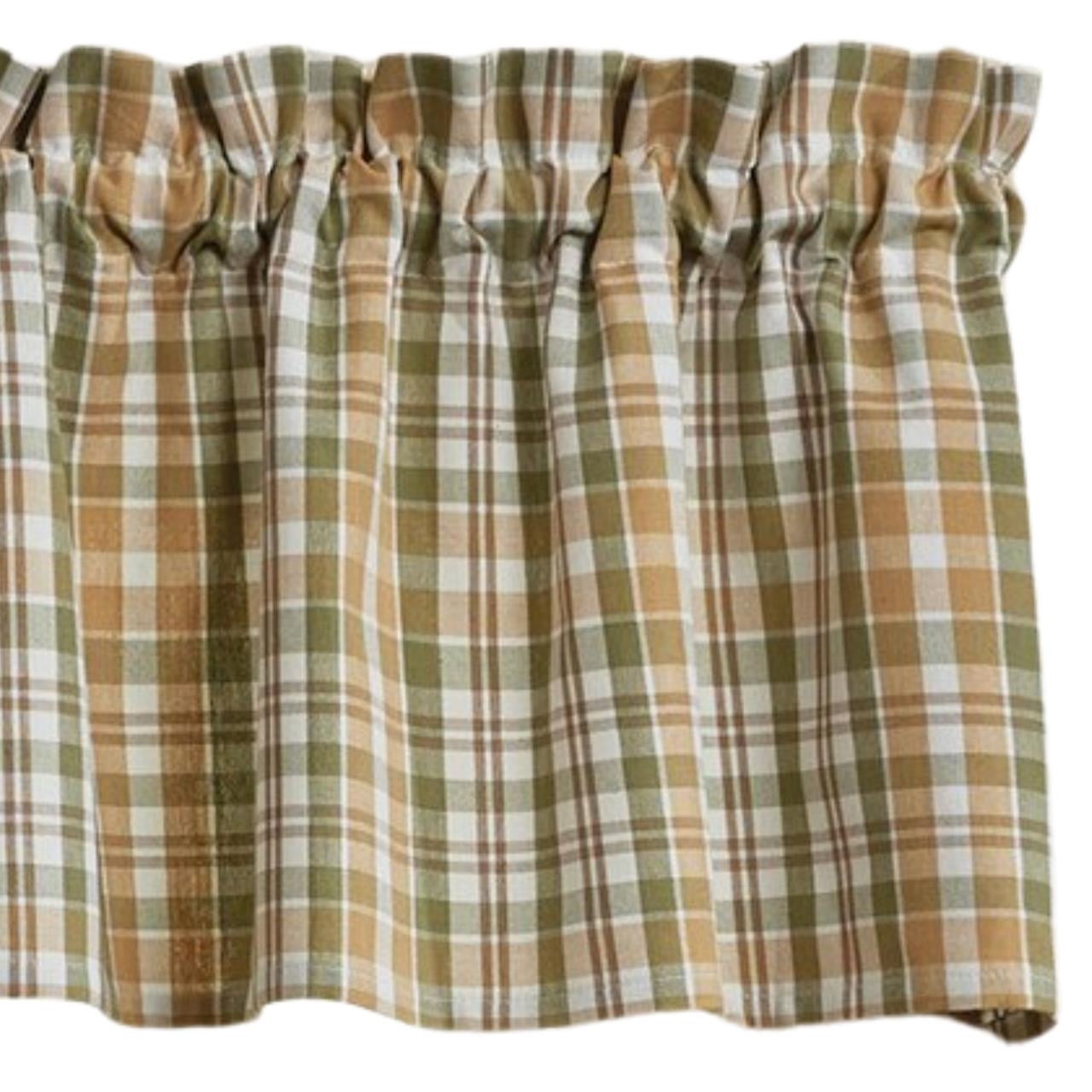 Farmstead Plaid Valance - 72x14 - Park Designs - Walmart.com