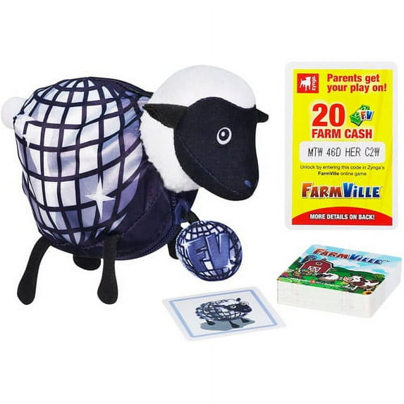 Farmville Animal Memory Card Game Disco Dancing Sheep Pouch