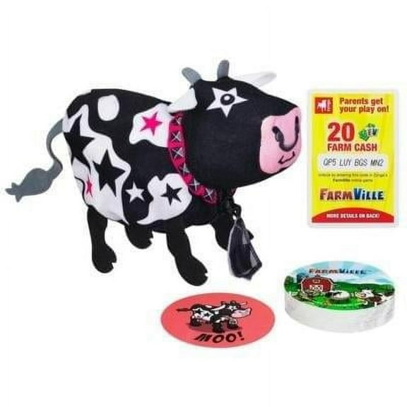 Farmville Animal Old Maid Card Game with Rockstar Cow Pouch