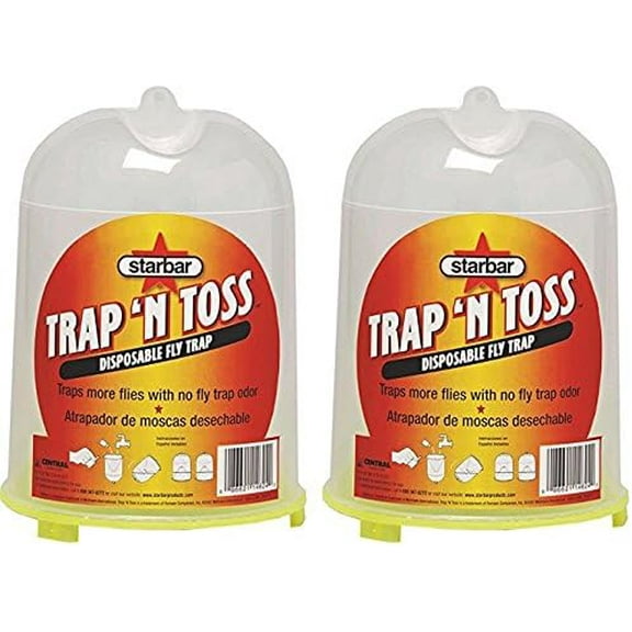 Farnam (2 Pack Starbar 14624 Trap N Toss Disposable Fly Traps