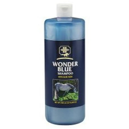 Farnam Wonder Blue Deep Cleaning Moisturizing Shampoo | for Horses and Show Cattle | 32 oz