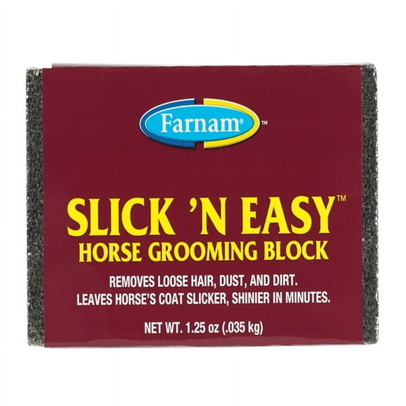 Farnam 39036 Slick 'N Easy Horse Grooming Block, Grooms 10-12 Horses, Each