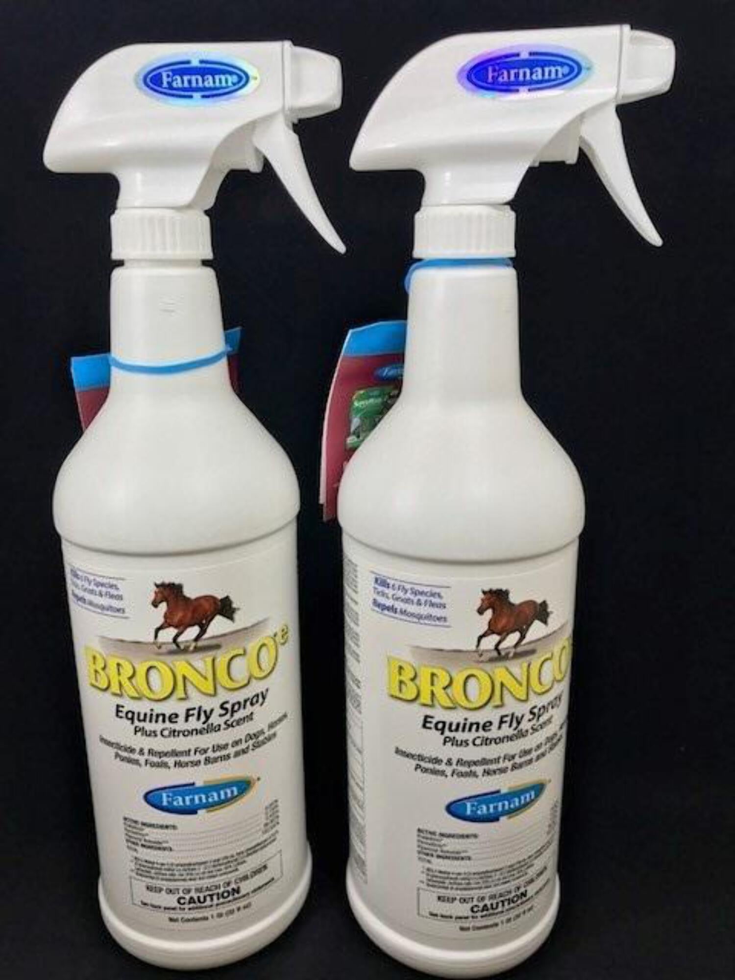 Farnam Bronco Equine Fly Spray Plus Citronella Repellent 32oz 2PK