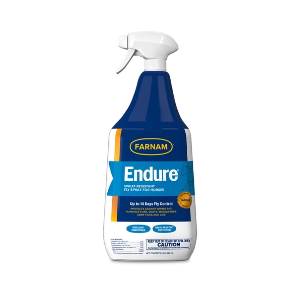 Farnam Endure Sweat-Resistant Fly Spray for Horses 32 oz