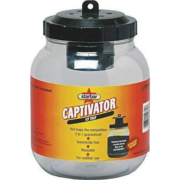 Farnam Home and Garden 14680 Starbar Captivator Fly Trap, (1.06 ounces or 30 grams) (2) 2