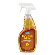 Farnam Leather New Easy-Polishing Glycerine Saddle Soap for Daily Leather Cleaning and Protection 16 ounces