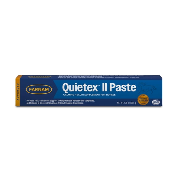 Farnam Quietex II Focusing and Calming Paste for Horses, 32.5 ml syringe