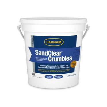 Farnam SandClear Natural Psyllium Crumbles 3 Pounds 9 Scoops