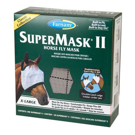 Farnam Supermask II Classic Horse Fly Mask Without Ears