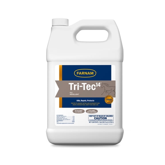Farnam Tri-Tec 14 Fly Repellent for Horses 128 fluid ounces