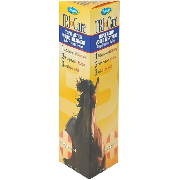 Farnam Triple Action Wound Treatment  for Horses, Ponies and Dogs  4 oz