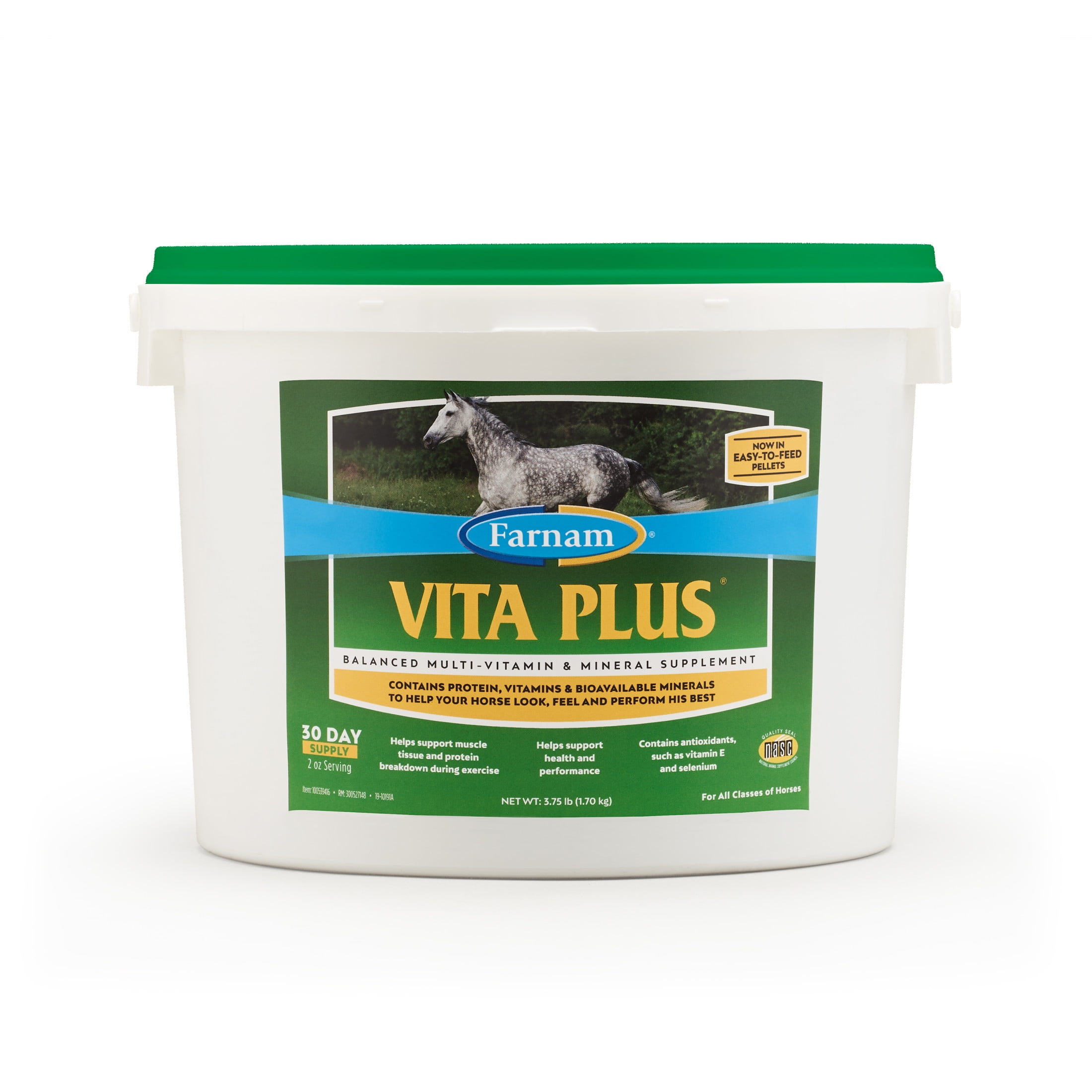 Farnam Vita Plus Balanced Multi-Vitamin & Mineral Supplement 3.75 Pounds, 30 Day Supply