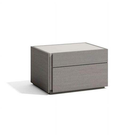 Faro Left Facing Night Stand - Grey
